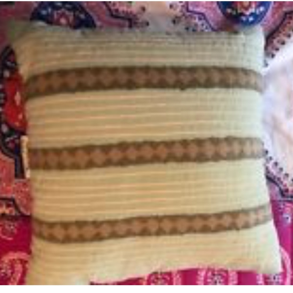 NW XHILARATION MINT GREEN PILLOW
